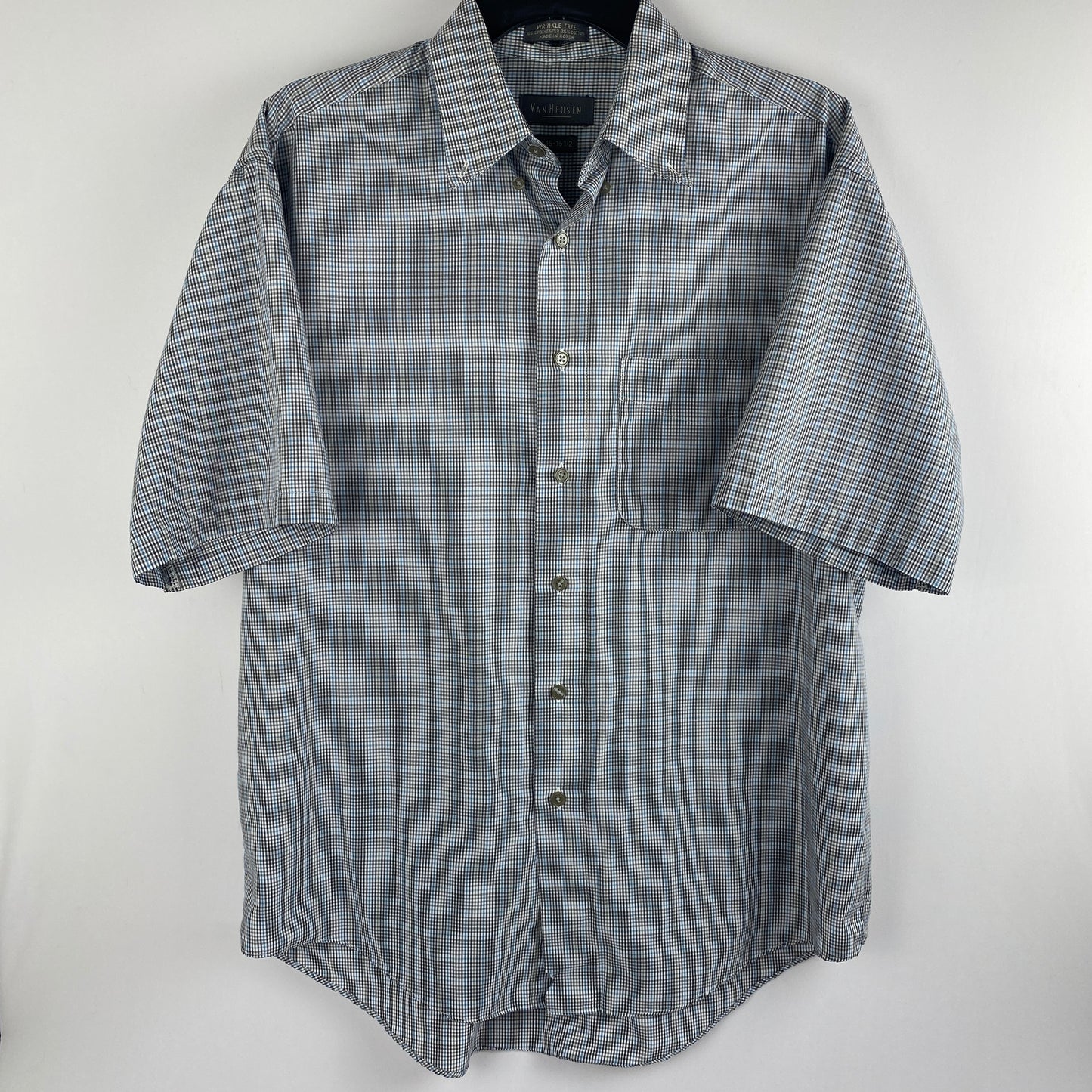 Camisa d hombre. Libre de arrugas. Van Heusen. Talla M